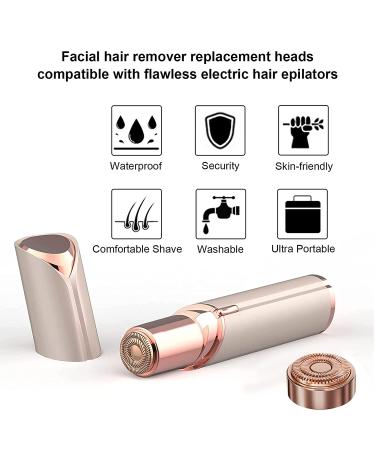 Replacement Heads for Finishing Touch Flawless Facial Hair Remover - Double Halo Generation 2 - Painless & Smooth Results for Women - Buy Online on GoSupps.com
