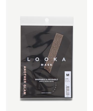 Buy LOOKA Protective Fashion Crystal Mask - Washable Reusable & Comfortable | AG Astro Gold (Medium) - International Shipping Available - Buy Online on GoSupps.com