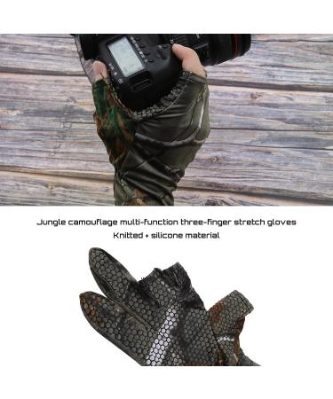 Emagentech XL Fingerless Fishing Gloves for Men - Anti-Slip Moisture-Absorbing Fast-Drying Camouflage Gloves for Hunting Kayak & Hiking - Buy Online on GoSupps.com