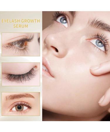 UieaMsio Eyelash growth serum eyebrow serum eyelash serum with longlasting effect eyelash serum for longer thicker and fuller growth 5 ml - Buy Online on GoSupps.com