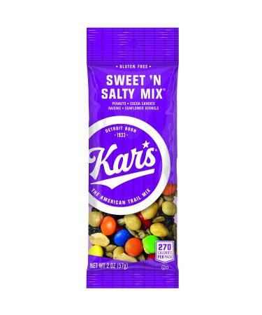 Kar's Nuts Variety Pack - Sweet 'N Salty, Sweet 'N Spicy, Peanut Butter Dark Chocolate Trail Mix - 24ct - Buy Online on GoSupps.com