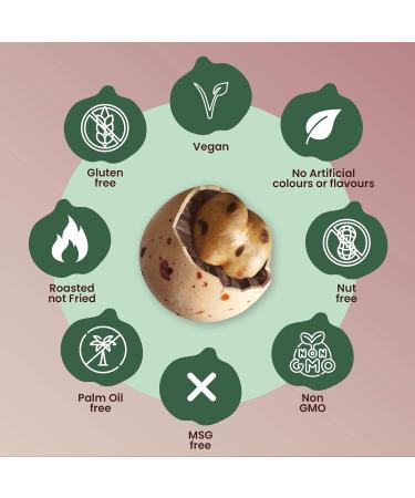 Buy 12 x 110g PENG Finer Vegan Chocolate & Cappuccino Chickpeas - Protein-Rich Snacks in Resealable Packaging for Guilt-Free Indulgence - Buy Online on GoSupps.com