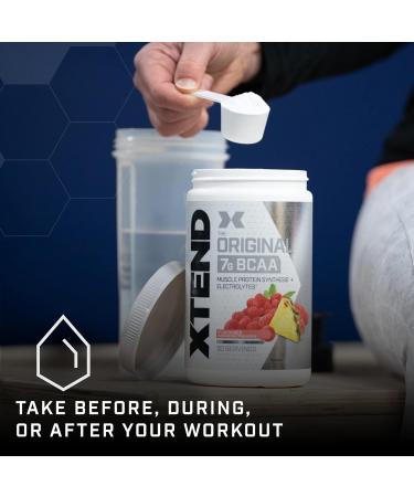 XTEND Original BCAA Powder Strawberry Kiwi Splash - 30 Servings | BCAAs + Electrolytes for Recovery & Muscle Support - Buy Online on GoSupps.com
