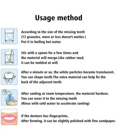 Snap-On Veneers Teeth Kit - Solid False Teeth for Missing Denture Gaps - Temporary, Confidence-Boosting Solution with Tooth Adhesive - Includes Travel Brush Holder Cup - White, One Size - Buy Online on GoSupps.com