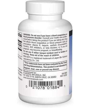 Source Naturals NSK-SD Nattokinase 100 mg - 30 Capsules for Heart Health - Buy Online on GoSupps.com