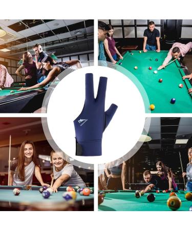 Premium Billiards Pool Gloves - Breathable 3-Finger Elastic Sports Gloves for Left & Right-Handed Players - Perfect for Cue Sports - Buy Online on GoSupps.com