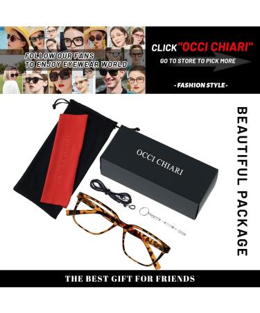 OCCI CHIARI XL Blue Light Blocking Bifocal Reading Glasses for Men - 1.5x Transition Readers in Brown | International Shipping Available - Buy Online on GoSupps.com
