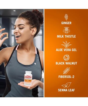Century Systems The Cleaner Detox - 14-Day Internal Cleansing for Women | Digestive Health Support | 104 Vegetarian Capsules - Buy Online on GoSupps.com