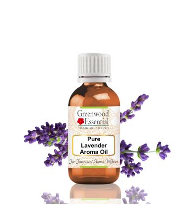 Greenwood Essential Pure Lavender Aroma Oil (Suitable for Aroma Diffuser) Naturally Therapeutic Quality 15ml (0.50 oz) 0.5 Fl Oz (Pack of 1)