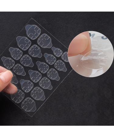  COHEALI COHEALI 48 Sheets Nail Glue Printed False Nail Tips Nail Art Supplies Adhesive Nail Glue Stickers for Nails Double-Sided Nail Glue Sticker - Buy Online on GoSupps.com