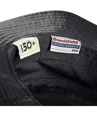 Beechfield Black Cargo Bucket Hat - UPF50 Protection, Summer Headwear | One Size - Buy Online on GoSupps.com