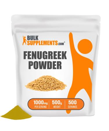 BulkSupplements.com Fenugreek Powder - Fenugreek Powder for Hair Growth - Lactation Supplements - Fenugreek Seeds Powder - Breastfeeding Supplements - Fenugreek Supplements (500 Grams - 1.1 lbs) 1.1 Pound (Pack of 1)
