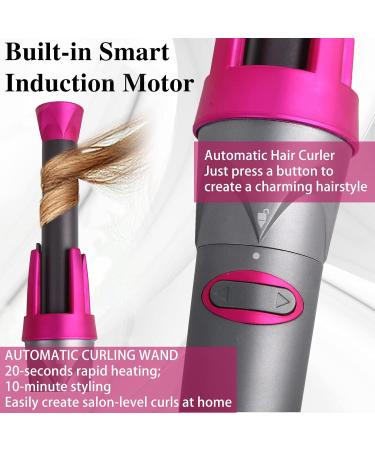 Automatic Curling Iron - Rotating Hair Curler with 3 Interchangeable Barrels for Beach Waves Adjustable Temps & LCD Display - Dual Voltage eCommerce - Buy Online on GoSupps.com