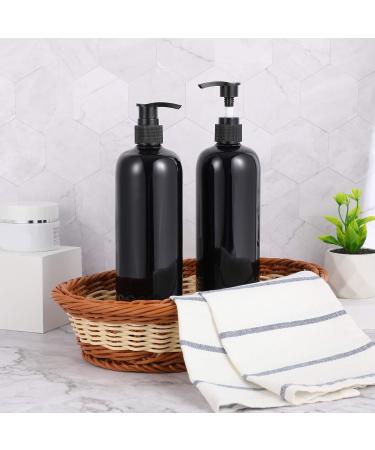 Minkissy 5-Piece Empty Soap Dispenser Set | 500ml Refillable Travel Bottles for Shampoo & Cosmetics | Ideal for Salon & Hairdresser Accessories - Buy Online on GoSupps.com