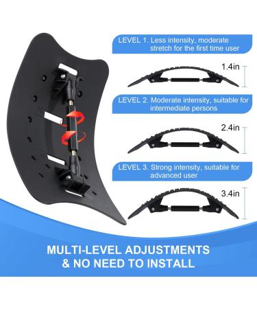 Detachable Heating Pad Back Stretcher: Multi-Level Heat Therapy for Pain Relief - Medium - Buy Online on GoSupps.com