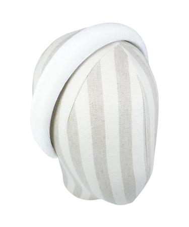 Firecolor Chic White Velvet Padded Headband for Women - Wide Vintage Hairband - Buy Online on GoSupps.com
