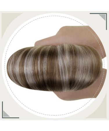 LAAVOO 60cm Real Hair Extensions with Microring - Blond Highlight Light Brown & Hell Blond - 50g/50s #P8/24 - International Shipping Available - Buy Online on GoSupps.com