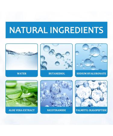 Buy 100% Pure Hyaluronic Acid Serum for Face Anti-Aging Hydrating & Firming with Nicotinamide 30ml - Buy Online on GoSupps.com