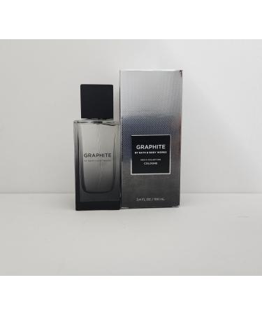 Graphite Men's Collection Cologne 3.4 FL OZ/100 mL by Bath and Body with fragrance notes of sage bergamot spice and leather woods