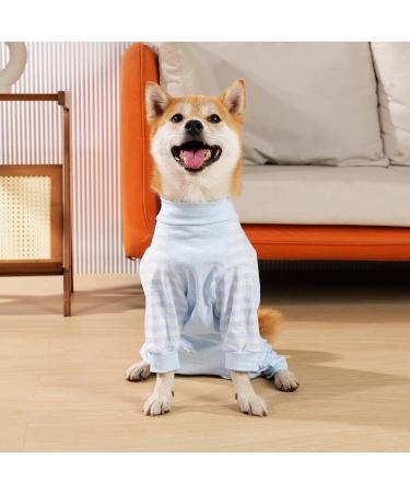 Lelepet One Divider for Dogs - Medical Pet Shirt for Post-Op Recovery Relaxation & Wound Protection | Perfect for Small to Large Breeds | Blue - Buy Online on GoSupps.com