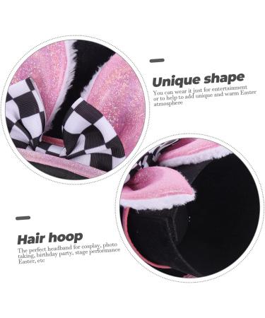 WRITWAA 1 Set Bunny Headband Easter Bunny Hair Ornament Easter Rabbit Headdress Bunny Ear Headwear Easter Bunny Ears Headband Easter Party Necktie Cosplay Prop Rabbit Ears Headband 23X15.5CM Black - Buy Online on GoSupps.com
