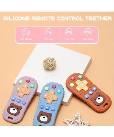 Airfish Baby Biting Toys - BPA-Free Silicone Teething Ring & Remote Control Toy for 3-12 Months - Perfect Nursing Accessory (Pink) - Buy Online on GoSupps.com