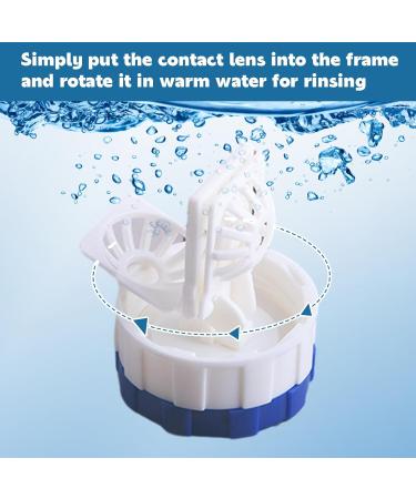 Vueinrg 8-Piece Portable Contact Lens Container Set - Soft Lentil Cleaners & Cases (4 Colors) for Daily Travel - Buy Online on GoSupps.com