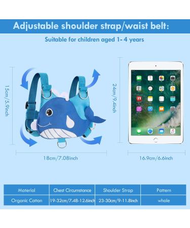 Lehoo Castle Kids Safety Leash - 4-in-1 Anti-Lost Wrist Link for Children (Whales) - Best International Shipping - Buy Online on GoSupps.com