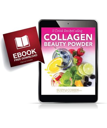 Collagen Beauty Powder By Suzy Cohen (3.3 oz) Anti Aging Hydrolyzed Protein Collagen Powder Type I and III for Supple Skin Shiny Hair & Strong Nails- Unflavored Powder Drink with Verisol- Made in US - Buy Online on GoSupps.com