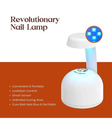 Beetles Gel Nail Polish Kit with LED Light | 6 Colors Winter Gel Polish Set with Base & Top Coat | Easy Nail Extension Starter Kit | Coffin Nails | Valentine's Day Gift for Women - E-Orange Autumn - Buy Online on GoSupps.com