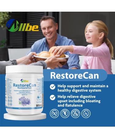 ALLBE RestoreCan L-Glutamine - 240g L Glutamine Powder Supplement for Digestive Gut Health Muscle Repair and Immune Support Non-GMO and Gluten-Free Glutamine Powder (Pack of 1) 240 g (Pack of 1) - Buy Online on GoSupps.com