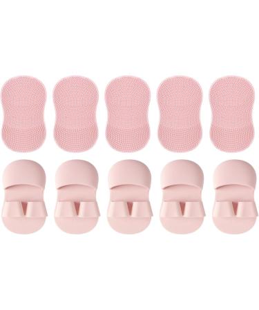 Mkiujhn Face Cleansing Brush Deep Cleaning Face Scrubbing Silicone Brush - Ergonomic Grip Women Men Face Scrubber for Massaging for Travelling Dormitory Pink - Buy Online on GoSupps.com