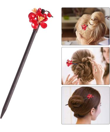 FRCOLOR Chinese Wood Hair Stick Vintage Chinese Hair Chopstick Retro Hair Fork for Women - Buy Online on GoSupps.com