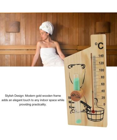 Versatile Sauna Hourglass & Thermometer | Premium Hourglass for Optimal Sauna Experience - Buy Online on GoSupps.com