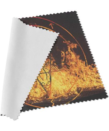 Urban Backwoods Baphomet Pentagram Sign Microfiber Cloth | Premium Glasses Cleaning Cloth for Eyewear - Buy Online on GoSupps.com