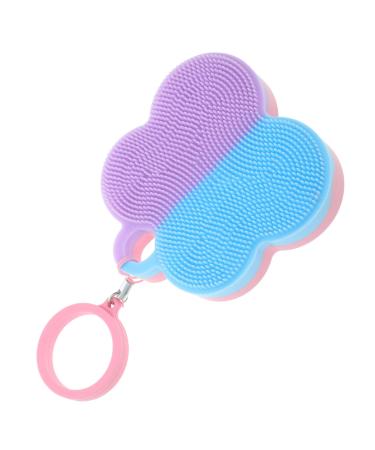 Beaupretty Silicone Facial Cleansing Brush Handheld Face Scrubber Sensitive Skin Soft Brush Face Wash Brush Silicone Small Massager Brush Love Heart Plasters Sweat Pad Boxed 1 Count (Pack of 1) As Shown 1