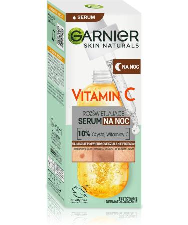 Garnier Vitamin C Brightening Night Serum 30ml - Buy Online on GoSupps.com