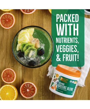 BetterBody Foods Organic Greens Blend (8 oz) - Superfood Powder for Nutrition & Smoothie Boosting - Buy Online on GoSupps.com