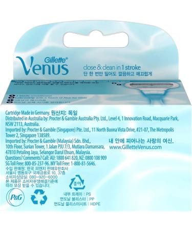 Buy Discontinued Gillette Venus Women's Razor Blades - 8-Pack | International Shipping Available - Buy Online on GoSupps.com