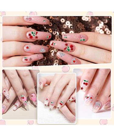 Buy TIESOME 40PCS Cherry Nail Charms Rhinestone - Shiny Nail Art Gems & Jewelry for DIY Crafts | International Shipping - Buy Online on GoSupps.com