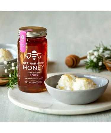 Buy BEE HARMONY American Berry Honey - 12 OZ | Natural Sweetener - Buy Online on GoSupps.com