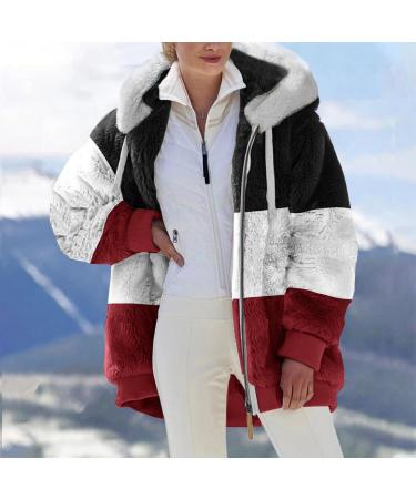 Shop Hanxiulin Women's Fleece Plush Jacket - Oversized Warm Winter Coat in 4XL & Color Variants - Buy Online on GoSupps.com