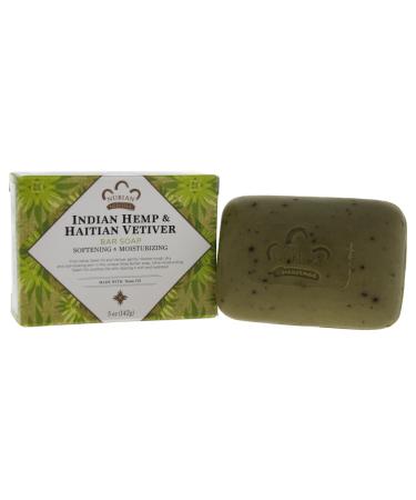 Nubian Heritage Soap Bar  Indian Hemp  5 Ounce Indian Hemp 5 Ounce (Pack of 1)