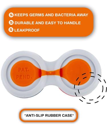 Buy Sports World Vision Contact Lenses - Flat Screw Closure Container 6 Pack Multicolored Ships Internationally - Buy Online on GoSupps.com