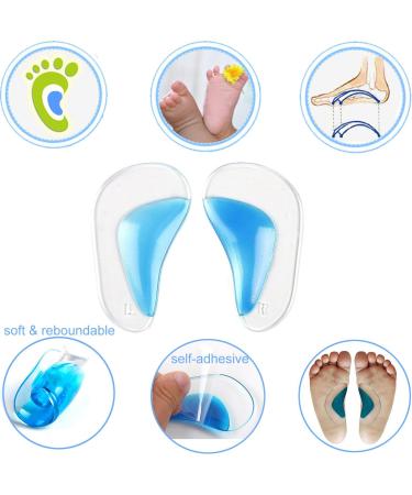 Buy 2 Pairs Orthotic Insoles for Kids - Flat Feet Arch Support & Cushion Pads for Ages 1-3 | Perfect Flatfoot Correction - Buy Online on GoSupps.com