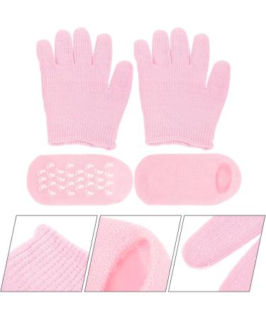 OATIPHO 1 Set Moisturizing Gloves & Socks Grooming Glove Mittens for Men Gloves for Men Socks for Men Foot Lotion Moisturizing Socks for Foot Care Polyester and Gel Cosmetic Dry Hands Man - Buy Online on GoSupps.com