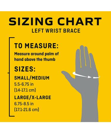 FUTURO Compression Stabilizing Wrist Brace - Left Hand S/M (Small/Medium) - Buy Online on GoSupps.com