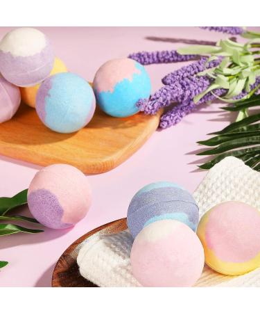 Spa Luxetique Bath Bombs Gift Set - 12 Relaxing Fizzies with Shea Butter & Essential Oils for Women - Ideal for Mom's Birthday - Moisturizing Lush Bath Bombs Bulk - 12 Count Pack - Buy Online on GoSupps.com