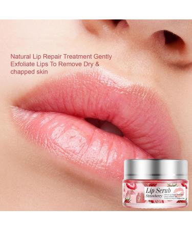 Overnight Lip Treatment Sugar Lip Scrub Lip Moisturizer Hydrating Lip Sleeping Mask Lip Care Products for Men and Women - Buy Online on GoSupps.com