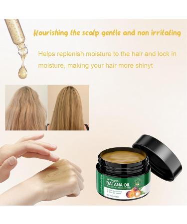 Batana Hair Oil moisturizes and repairs dry and frizzy hair smoothes and thickens hair growth and prevents hair loss and breakage (1) - Buy Online on GoSupps.com